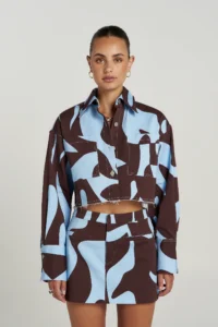 Cropped Shacket - Mirage