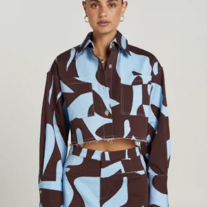 Cropped Shacket - Mirage