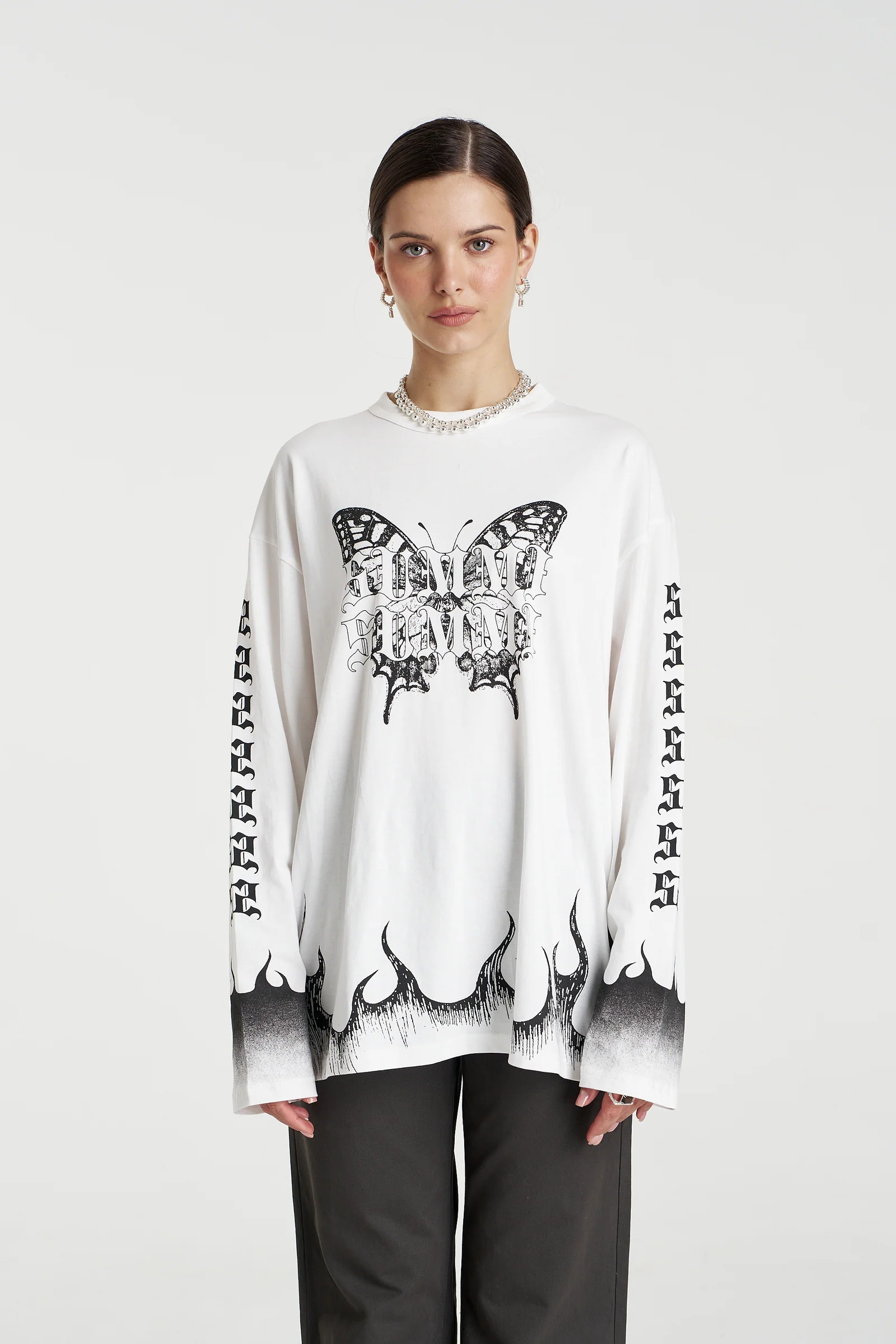 Eden LS Tee-Lily White